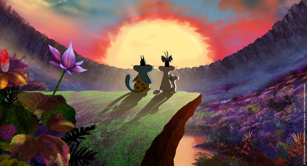 Невероятные приключения кота / Огги и тараканы (2013)