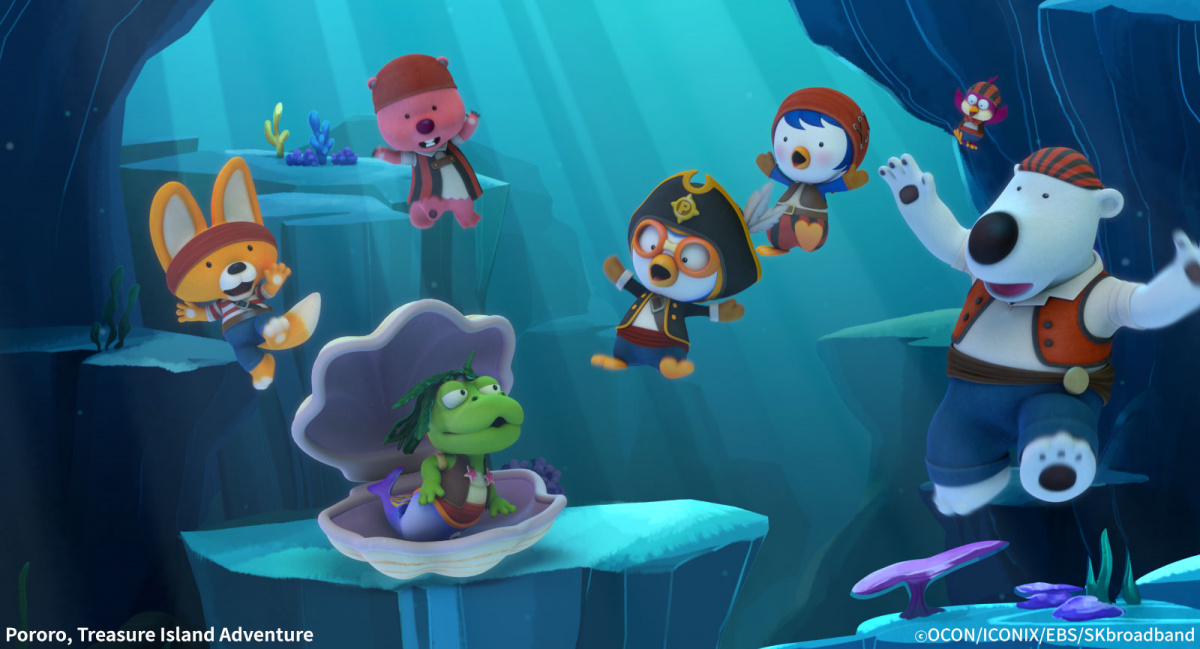 Пингвинёнок Пороро: Пираты острова сокровищ (2019)