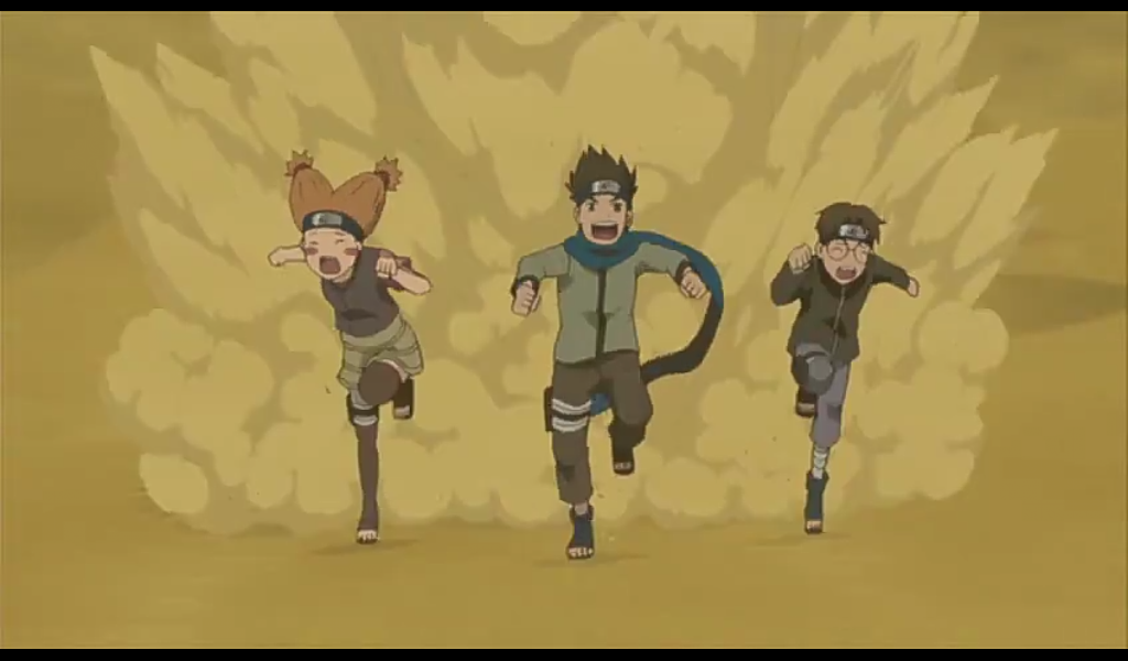 Наруто против Конохомару. Экзамен на тюнина (2011)